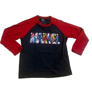Marvel | Avengers Disney Long Sleeve Tee Boys Size Large Superhero Comics